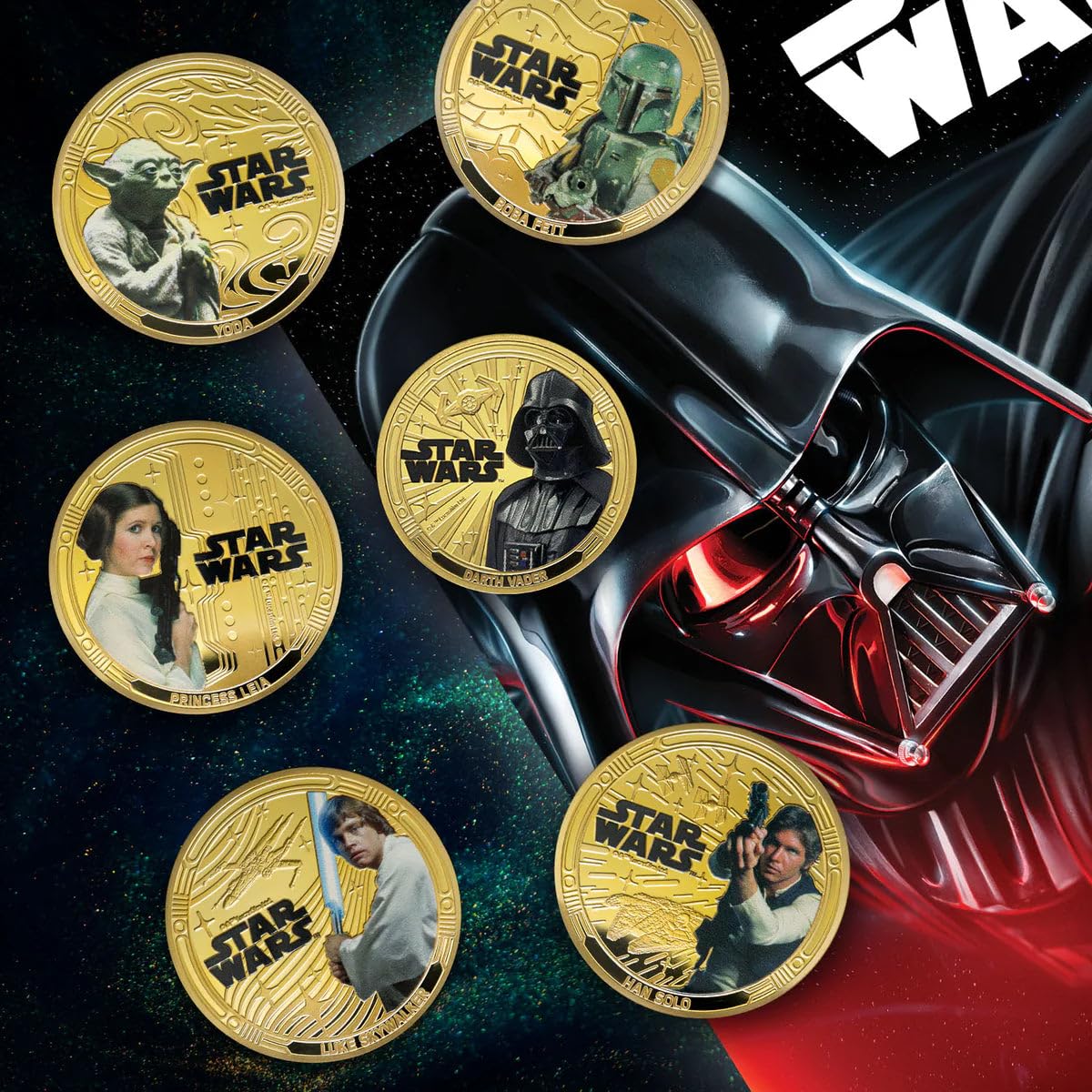 FANTASY CLUB Official Star Wars Coin Collection - Original Trilogy